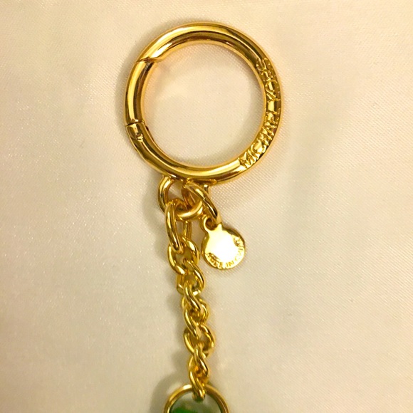 🌴SUMMER SALE 🌴💯✔️Authentic Michael Kors Leather Parrot Key Chain - Picture 3 of 3